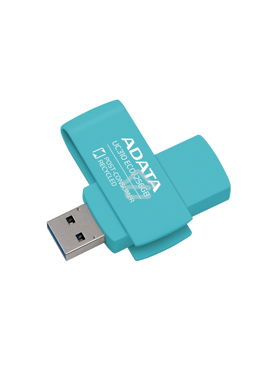 Флеш диск ADATA UC310E 256Gb USB 3.2 Gen1 зеленый UC310E-256G-RGN