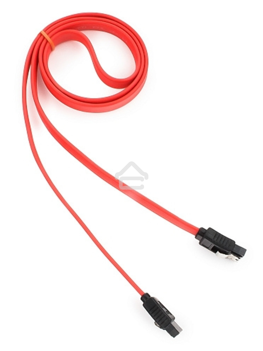Кабель интерфейсный SATAIII Cablexpert CC-SATAM-DATA-0.8M, 80см, 7pin/7pin, защелка, пакет