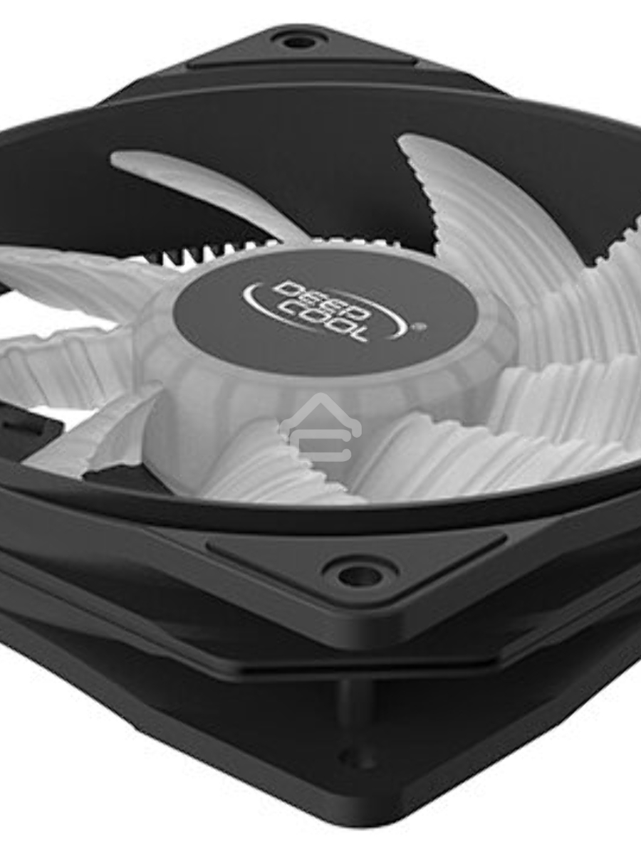 Вентилятор для корпуса DEEPCOOL RF120B черный, 120 мм, 1300 об/мин, 21.9 дБ, 3 pin