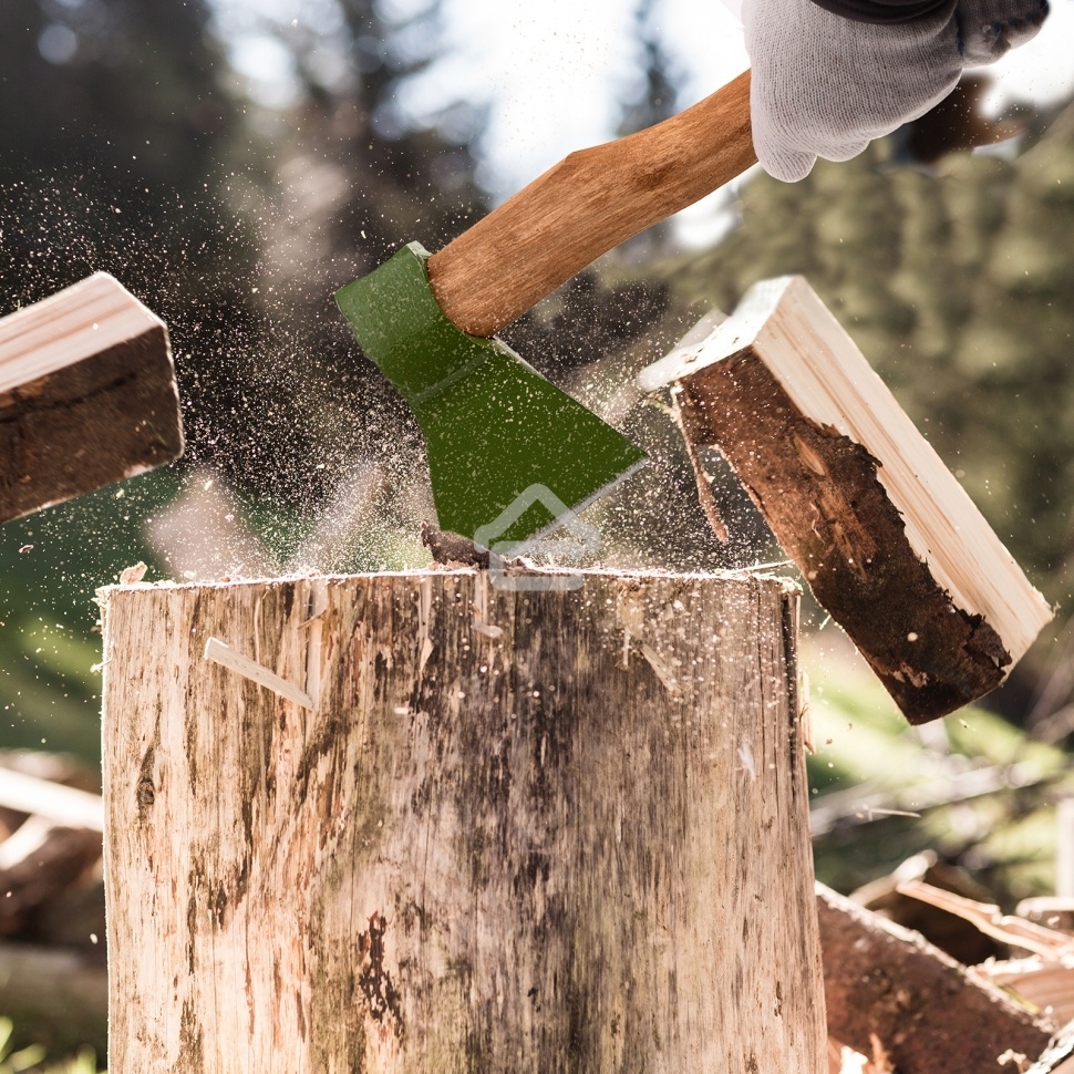 Топор кованный Сибртех, в сборе, 1400/1750 г, деревянное топорище, 500 мм, Б4