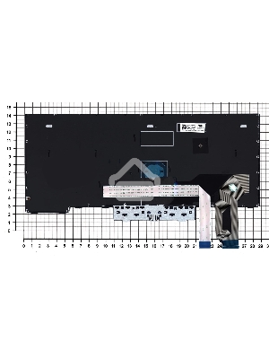 Клавиатура для ноутбука Lenovo ThinkPad L14 gen 1/2 черная