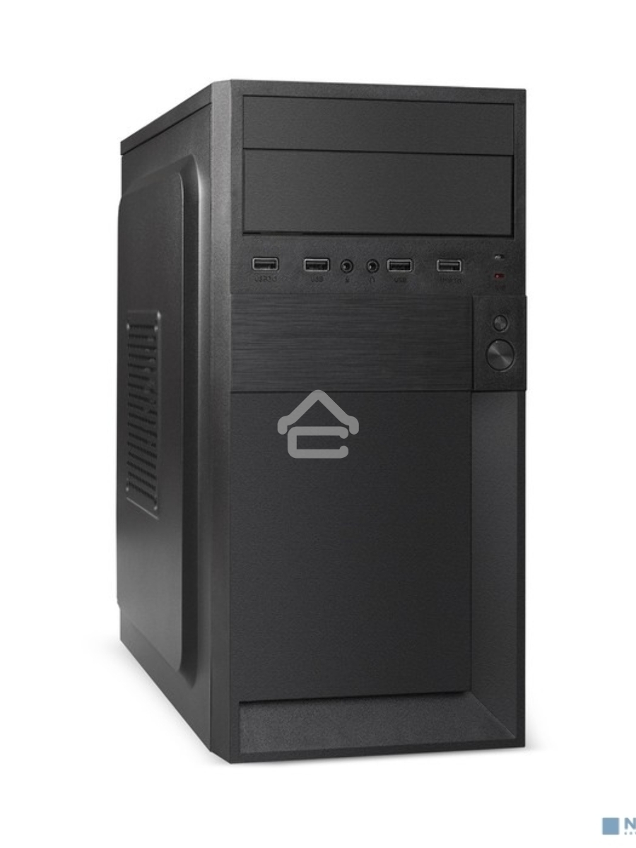 Корпус Minitower ExeGate EX291141RUS BAA-105-01AAA400 (mATX, БП AAA400 с вент. 8см, 2*USB, аудио, черный)