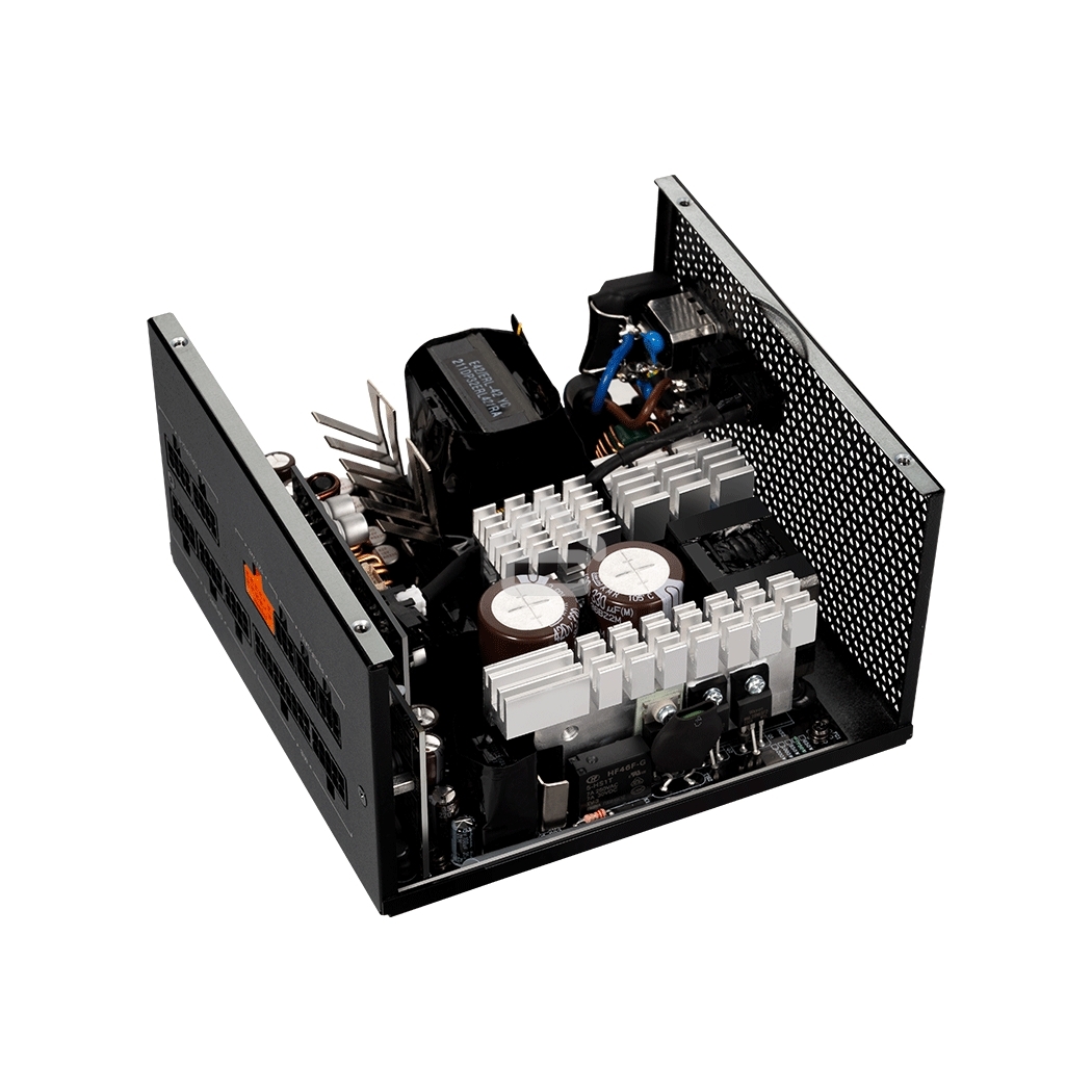 Блок питания PCCOOLER, 750W 80 PLUS Gold (ATX, 3.1, PCIe 5.1 600W, Full modular, 1x24(20+4)pin 550мм, 2xCPU 8(4+4)pin 650мм, 3xPCIe 8(6+2)pin 500мм, 1x12V(2x6) 12+4pin 650мм, 3xSATA*3+MOLEX4pin*1 450+120+120+120мм, Active, 135x135мм, 150x150x86мм, APFC, O