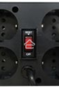 Стабилизатор напряжения Powercom TCA-1200 600Вт 1200ВА черный