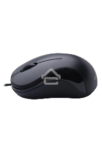 Мышь проводная Oklick 115S черный, 1200 dpi, USB, кнопки - 3
