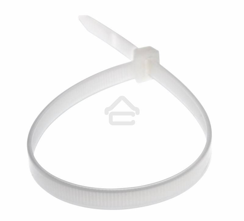 Хомут-стяжка кабельная нейлоновая Rexant 300 x7,6 мм, белая, упаковка 100 шт.