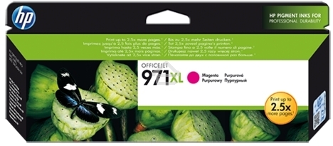 Картридж струйный HP 971XL CN627AE пурпурный для HP OJ Pro X476dw/X576dw/X451dw/X551dw (6600 стр.)