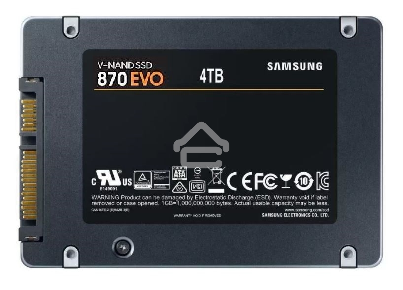 Накопитель SSD Samsung 4Tb 870 EVO, V-NAND, 2.5