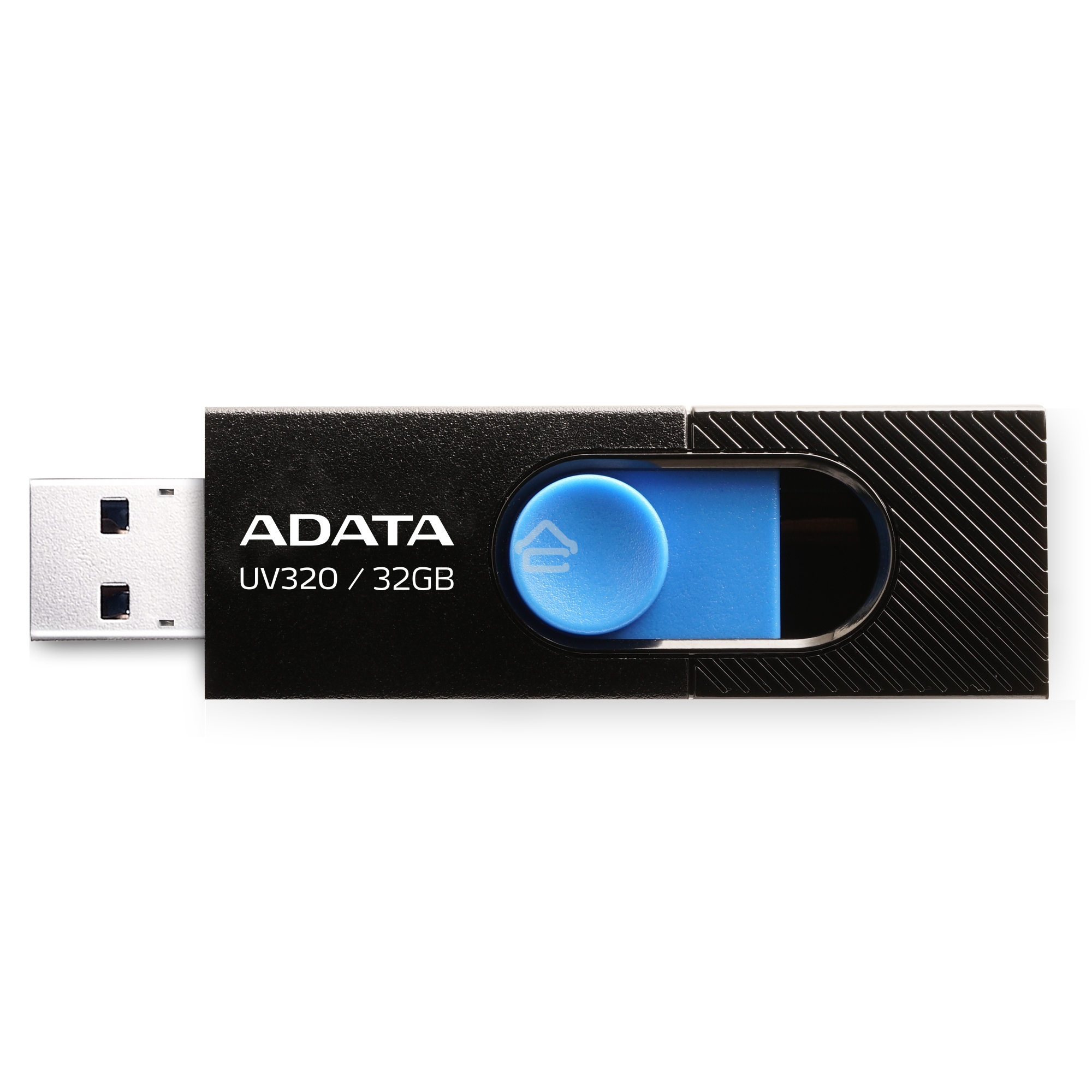 Флешка USB R/W ADATA 32GB AUV320-32G-RBKBL черный/голубой