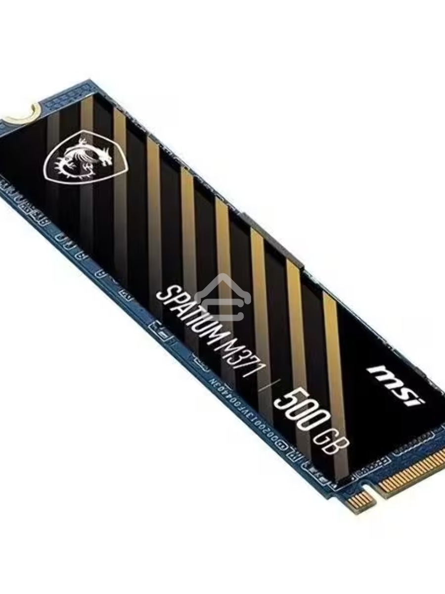 Накопитель SSD MSI 500GB SPATIUM M371 M.2(22x80mm), NVMe, PCIe 3.0 x4, 3D TLC, R/W 2200/1150, IOPs 60 000/200 000, TBW 110, DWPD 0.12