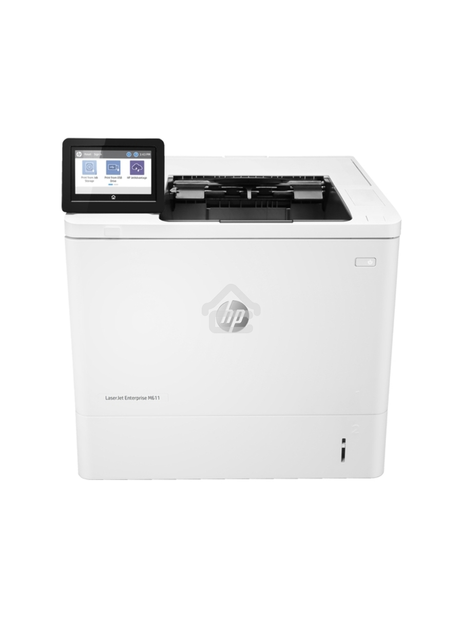 Принтер лазерный HP LaserJet Enterprise M611dn (7PS84A), A4, ч/б, печ. до 61 стр/мин., 1200 x 1200 dpi, USB, RJ-45