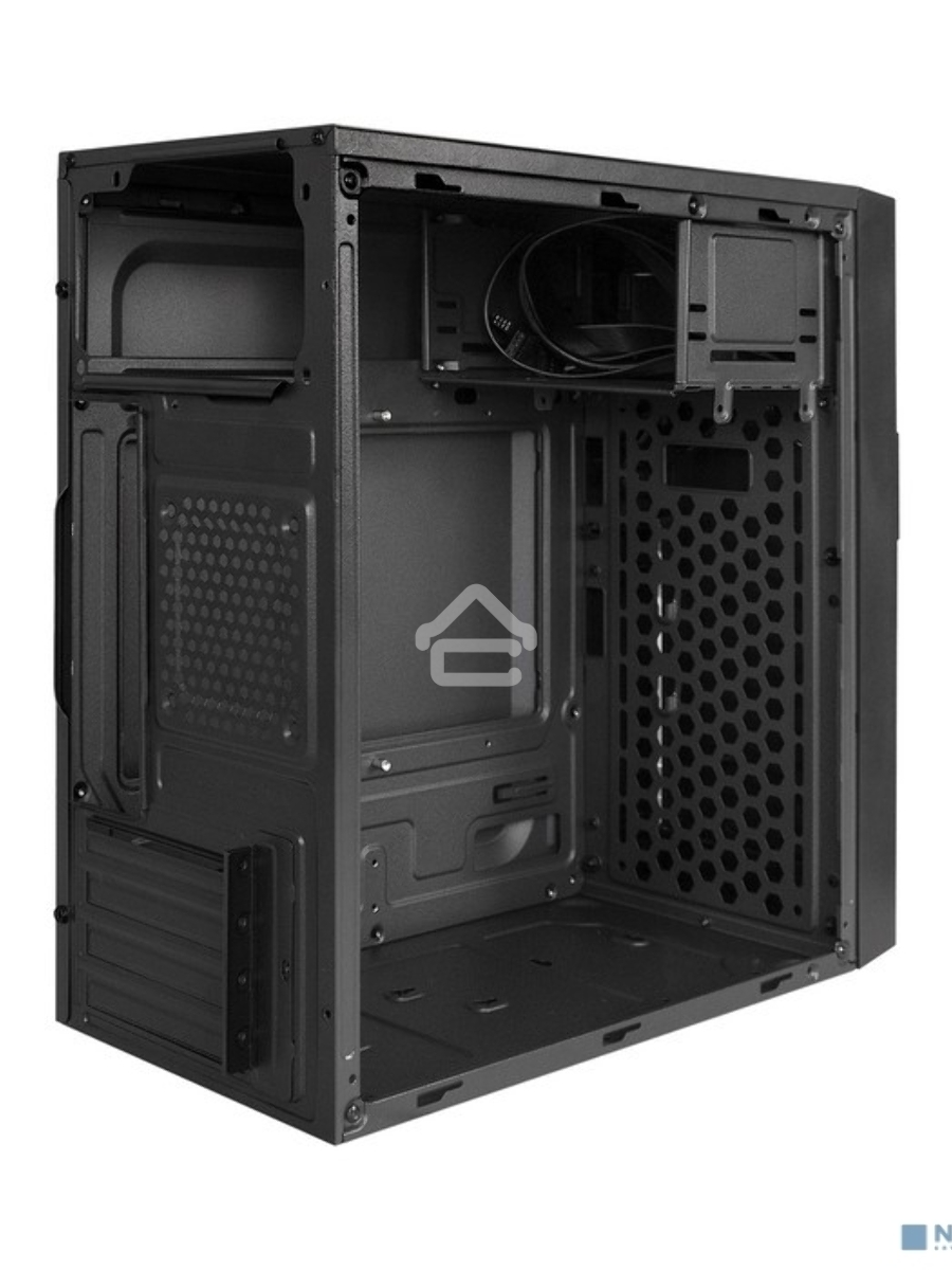 Корпус Minitower ExeGate EX291141RUS BAA-105-01AAA400 (mATX, БП AAA400 с вент. 8см, 2*USB, аудио, черный)