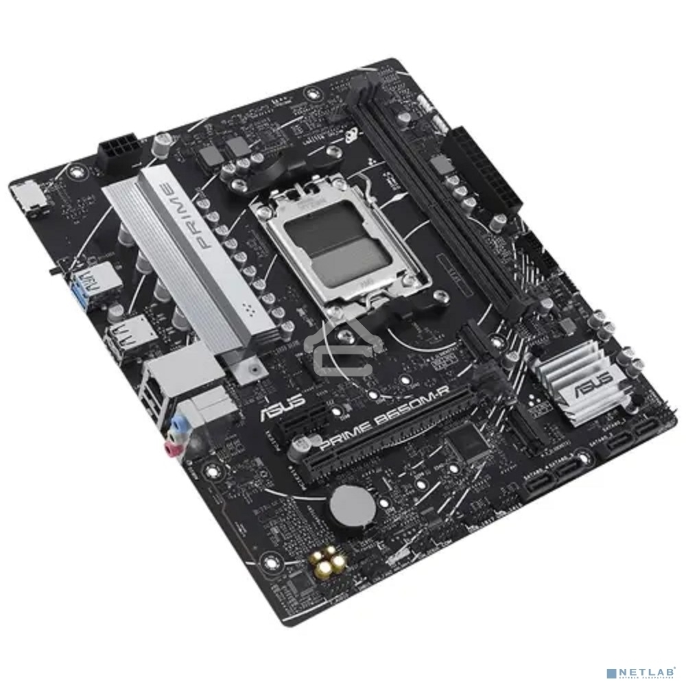 Материнская плата ASUS PRIME B650M-R, Socket AM5, AMD B650, 2xDDR5, 4xSATA, 2xM.2, 1xPCIe 4.0 x16, 1xPCIe x1, 1xHDMI, 1x 2.5Gb LAN, 2xUSB-A 3.2 Gen 1, 4xUSB-A 2.0, 3x3.5 мм, 7.1, mATX
