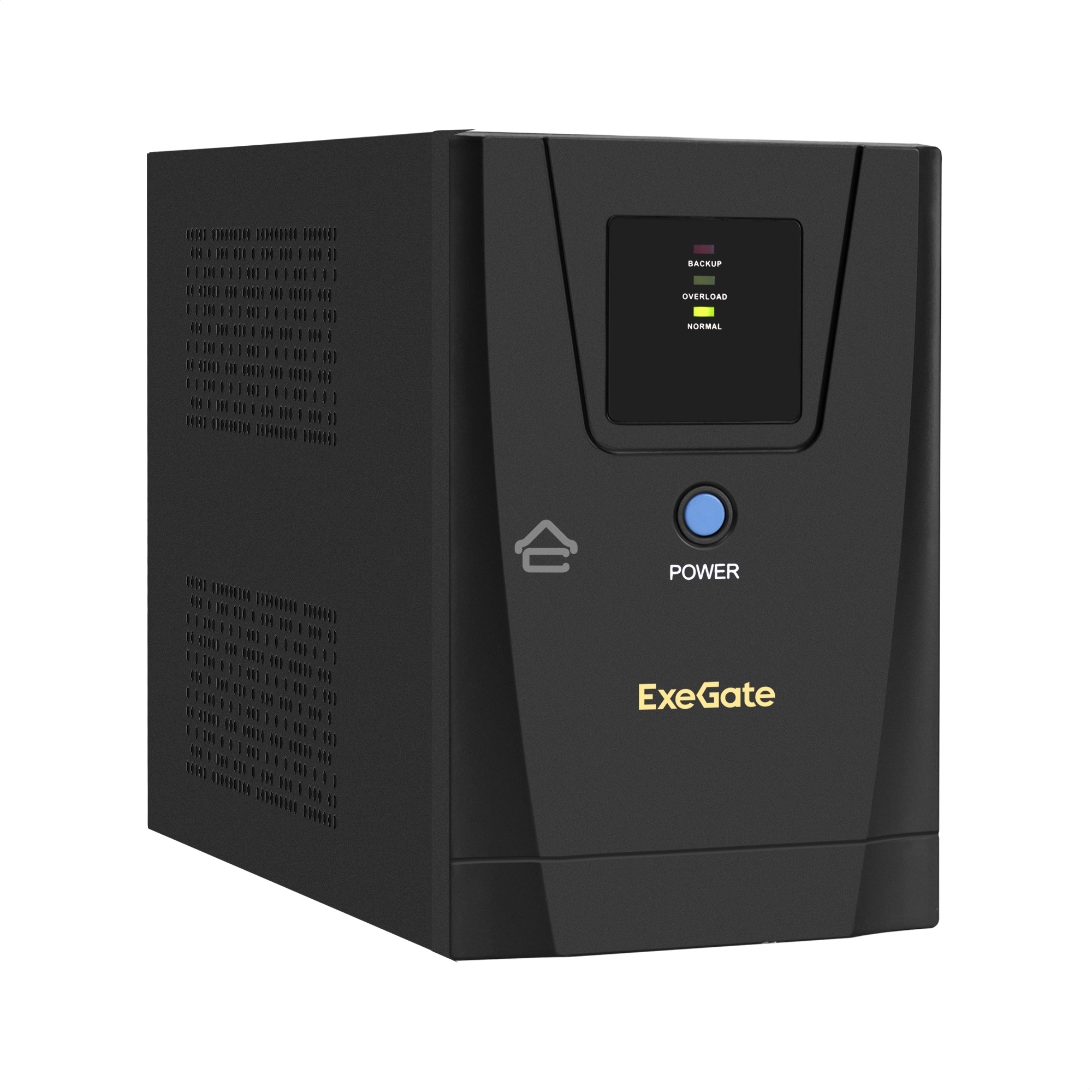 Источник бесперебойного питания ExeGate SpecialPro UNB-1500.LED.AVR.C13.RJ <1500VA/950W, LED, AVR, 6*IEC-C13, RJ45/11, Black>
