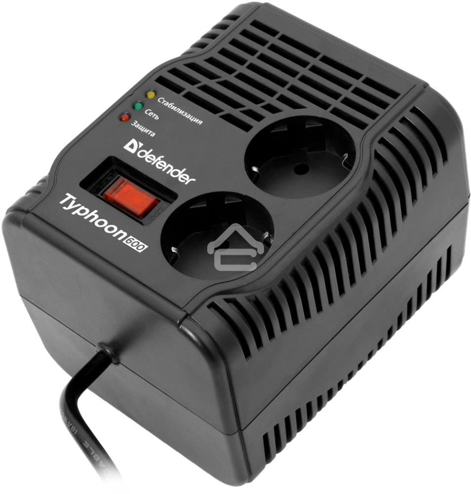 Стабилизатор напряжения Defender AVR Typhoon 600 VA (99032)