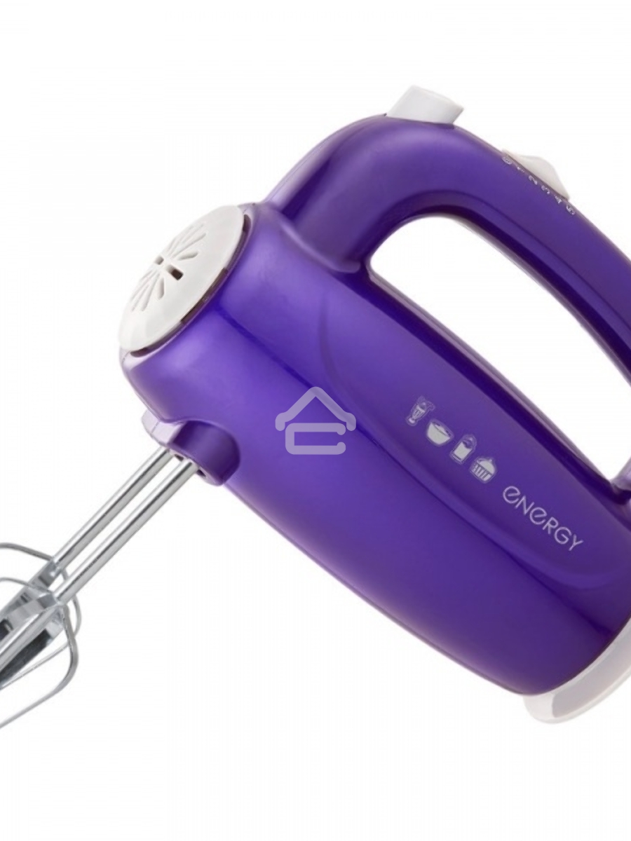 Миксер Energy EN-295P, 5 скоростей, 300 Вт, фиолетовый