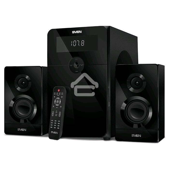 Акустическая система 2.1 SVEN MS-2250 / 80 Watt / ~230V 50Hz / Bluetooth / Black