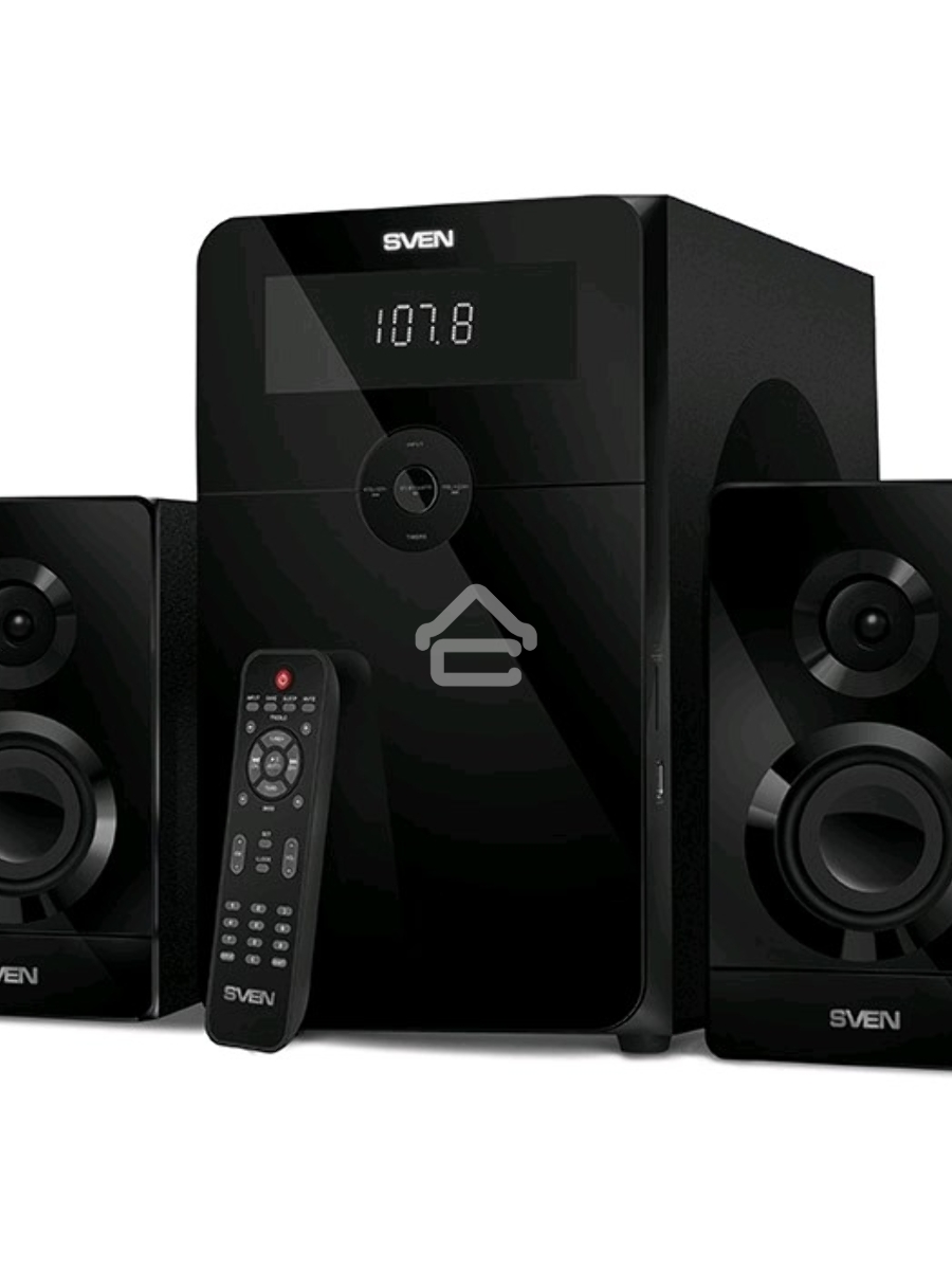 Акустическая система 2.1 SVEN MS-2250 / 80 Watt / ~230V 50Hz / Bluetooth / Black