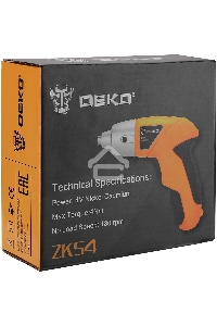 Отвертка аккум. Deko ZKS4 аккум. (063-4113)