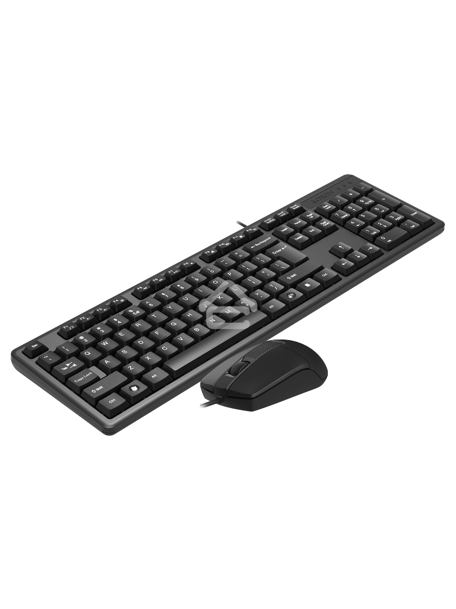Клавиатура + мышь A4Tech KK-3330S клав:черный мышь:черный USB