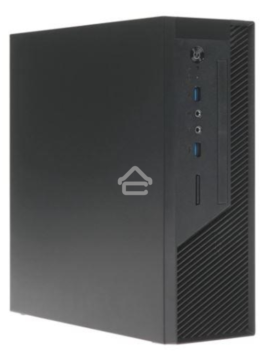 Компьютерный корпус с блоком питания 250Вт. Сase Foxline mITX 250W TFX, 2xUSB3.0, Black/Black Trim, powercord