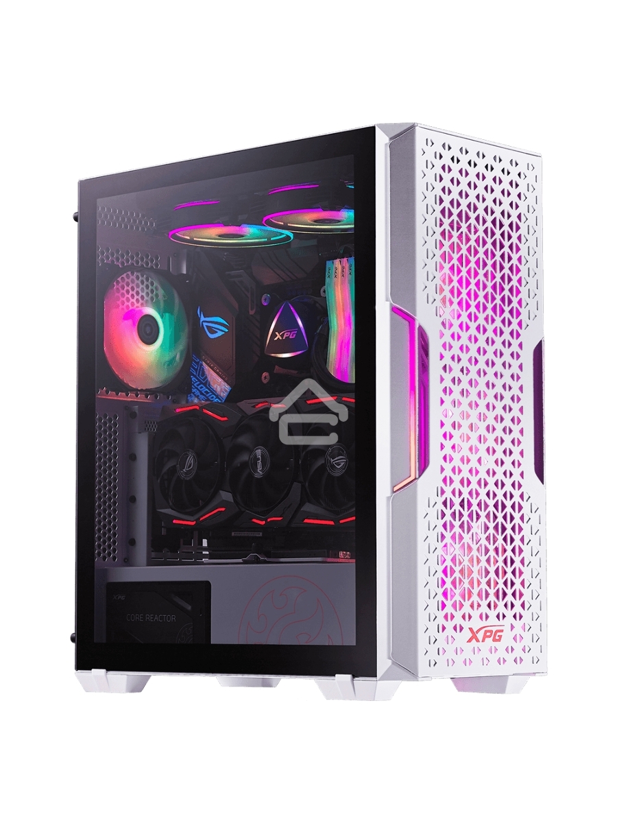 Компьютерный корпус ADATA XPG STARKER белый Mid-Tower, Micro-ATX, Mini-ITX, Standard-ATX, USB 3.2 Gen1 Type-A
