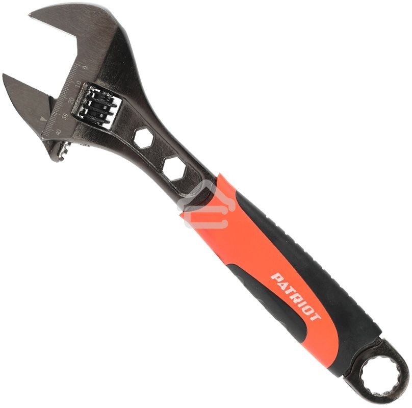 Ключ разводной Patriot AWF-300, обрезиненная ручка, 300/35 мм