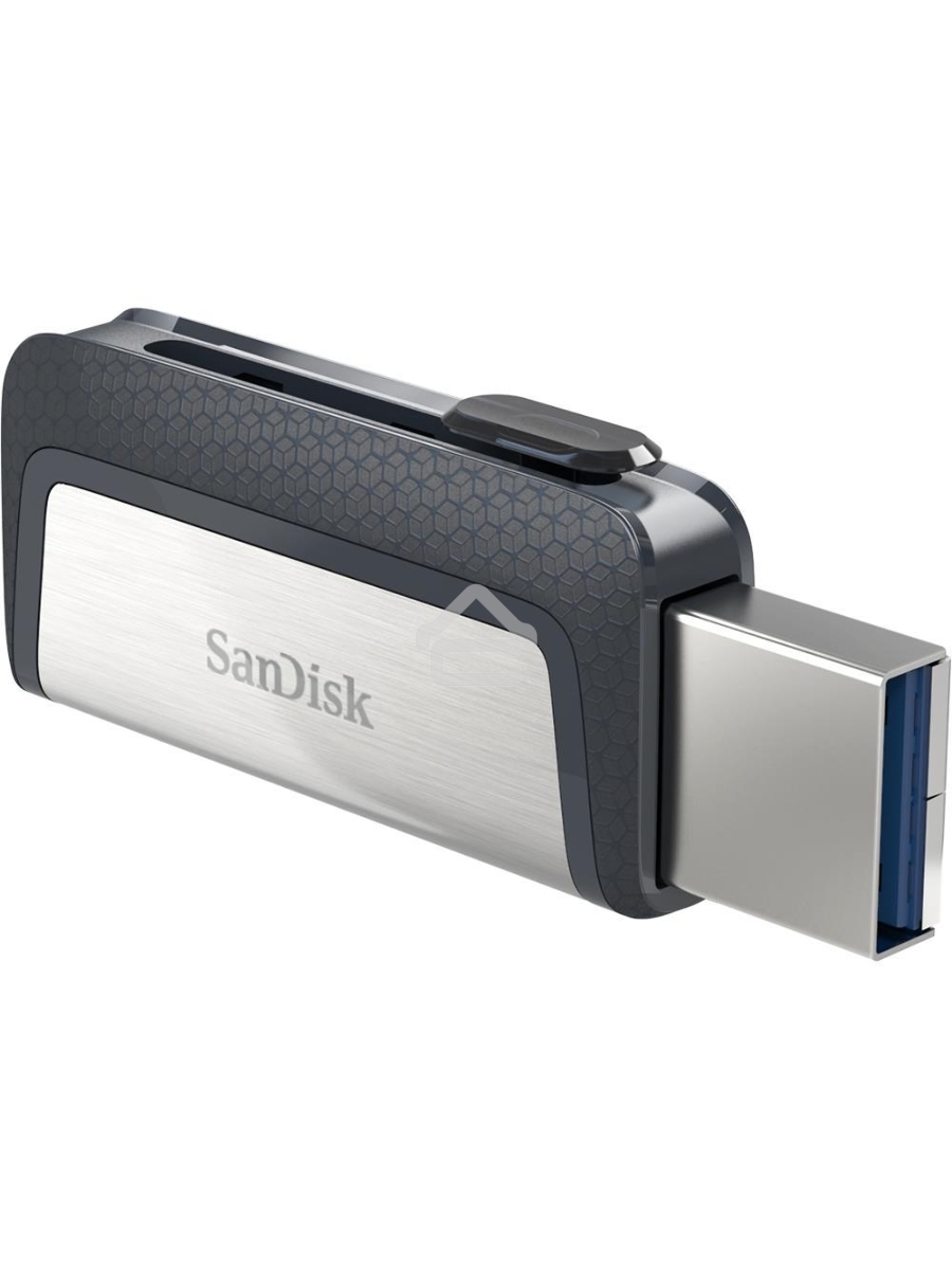 Флеш диск Sandisk 32Gb Ultra Dual SDDDC2-032G-G46 USB3.0 серый/узор
