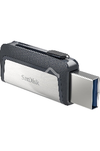 Флеш диск Sandisk 32Gb Ultra Dual SDDDC2-032G-G46 USB3.0 серый/узор