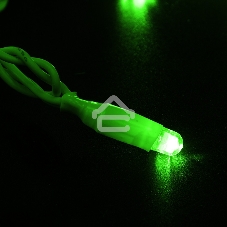 Гирлянда Neon-night Нить 10м, с эффектом мерцания, белый ПВХ, 24В, Зеленый