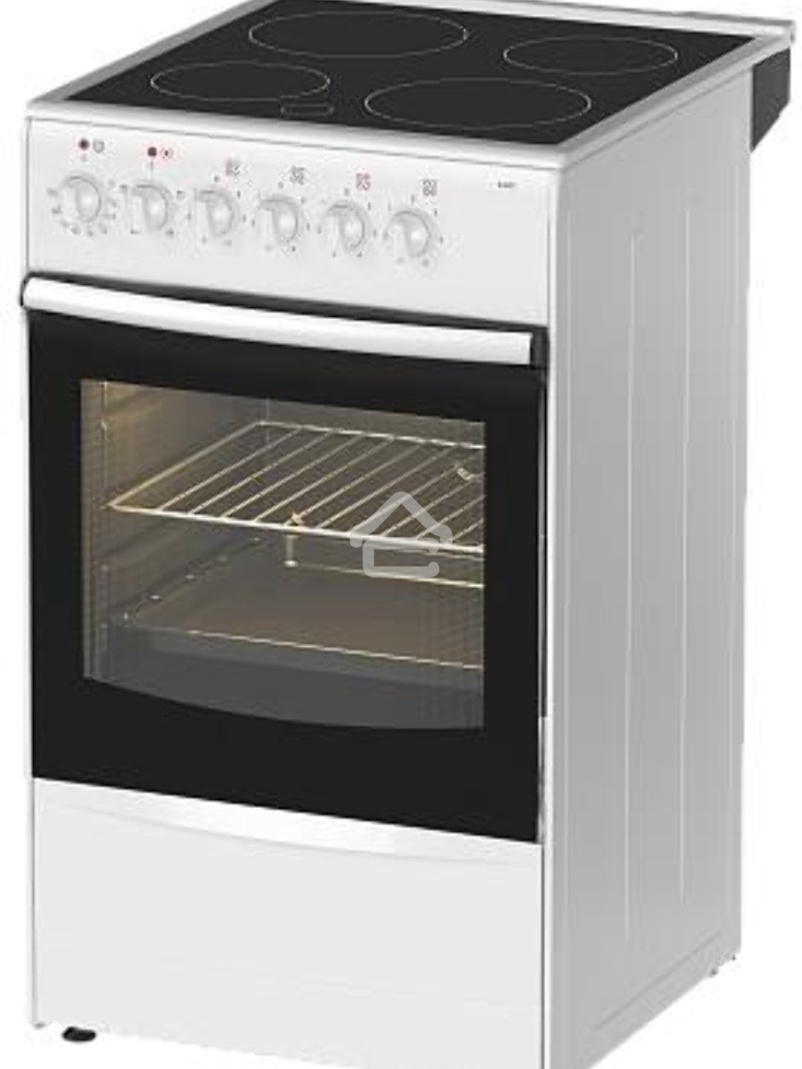 Плита электрическая Darina B 3607 W белый/черный, конфорок 4 шт, духовка 50 л, 50 см x 85 см x 56 см