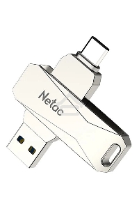 Флеш диск USB Drive Netac U782C NT03U782C-128G-30PN dual USB3.0+TypeC 128GB, retail version