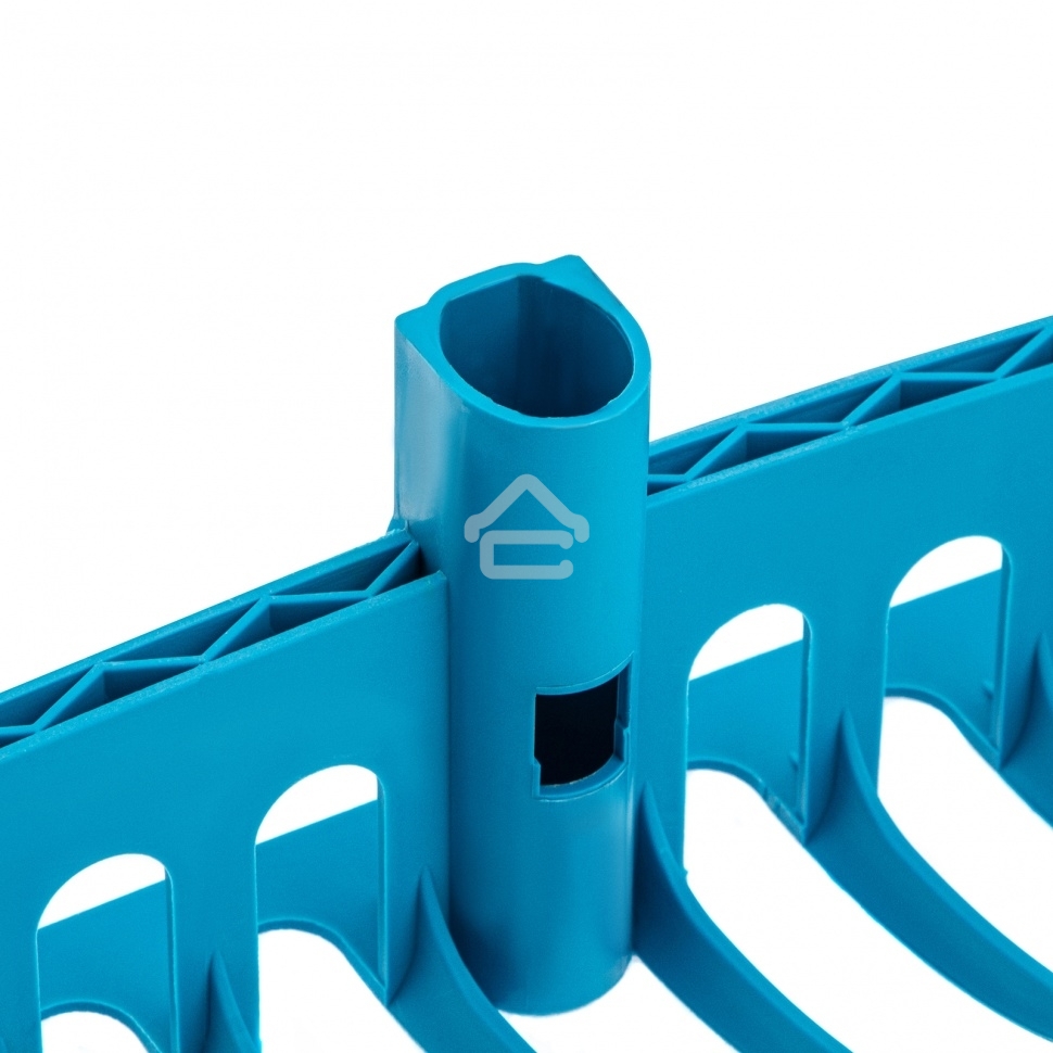 Грабли пластиковые, 565 мм, 18 прямых зубьев, усиленные, LUXE Palisad