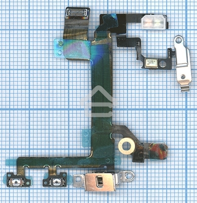 Шлейф кнопки включения и кнопок громкости для iPhone 5S