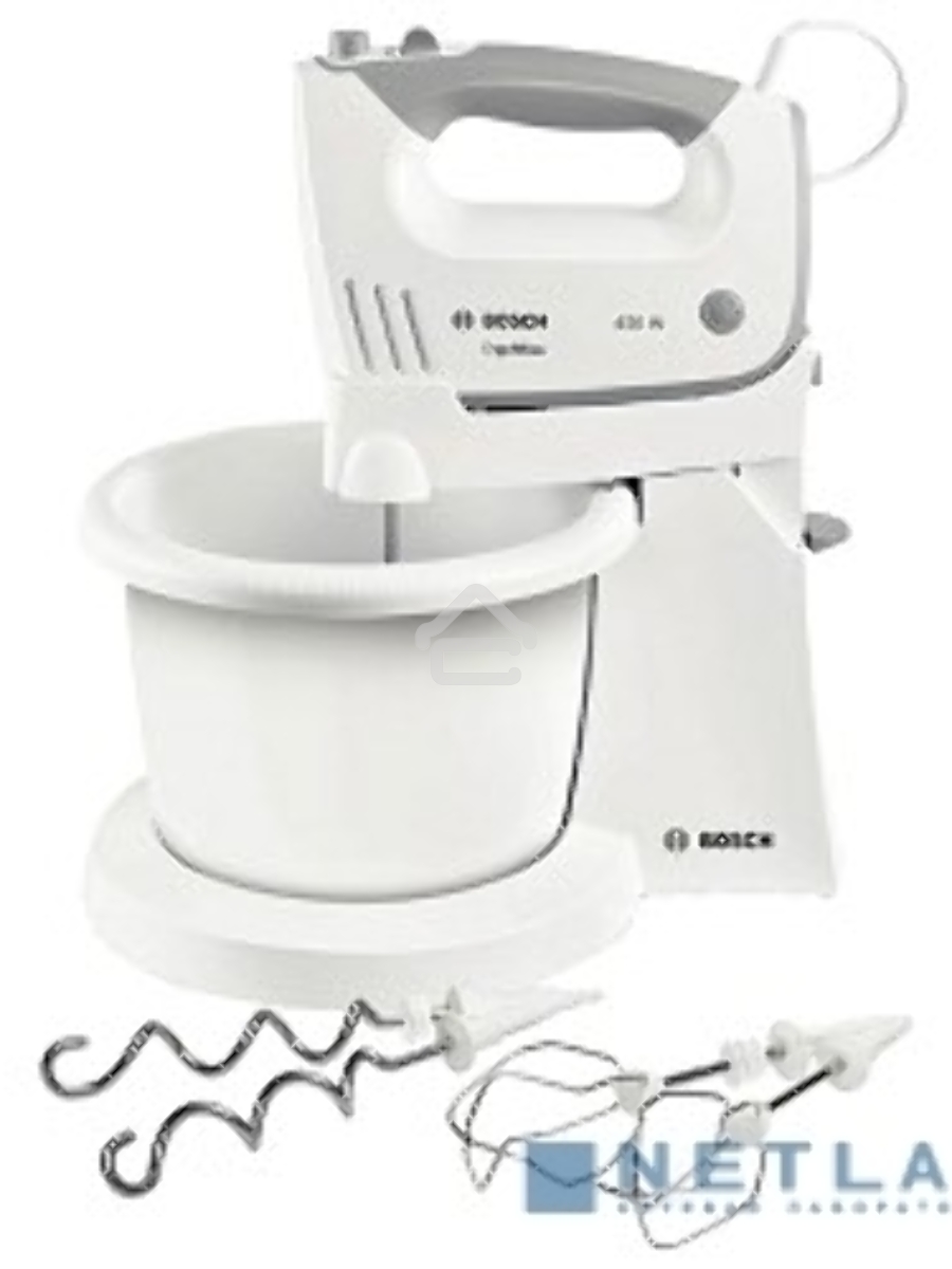 Миксер стационарный Bosch MFQ36460 450Вт белый/серый