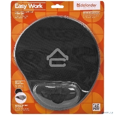 Коврик для мыши Defender гелевый (большой 26x22) 280 gr. (Easy Work) черный