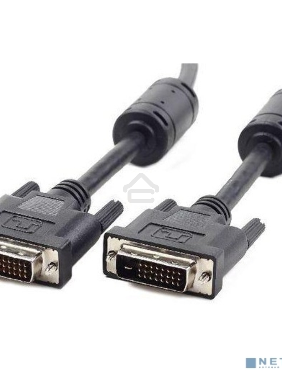 Кабель DVI-D dual link Cablexpert CC-DVI2L-BK-10, 25M/25M, 3.0м, CCS, черный, экран, феррит.кольца, пакет