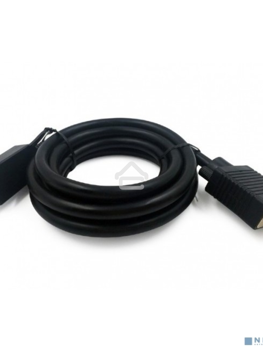 Кабель DisplayPort->VGA Cablexpert CCP-DPM-VGAM-5M, 5м, 20M/15M, черный, экран, пакет
