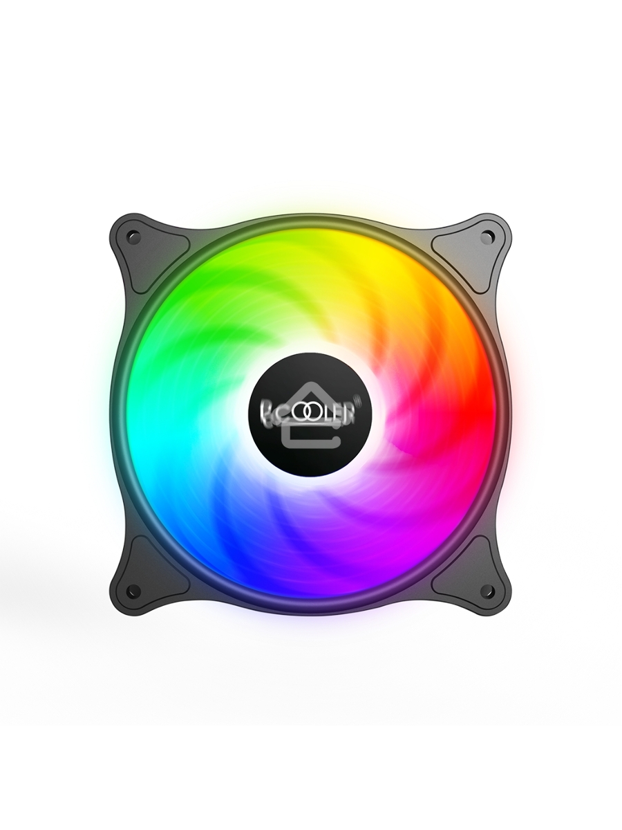 Вентилятор для корпуса PCCooler FX 120 ARGB черный, 120 мм, 2000 об/мин, 33.2 дБ, 4 pin