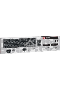 Клавиатура + мышь Defender C-915 RU  Black USB 45915 Беспроводной, полноразмерный