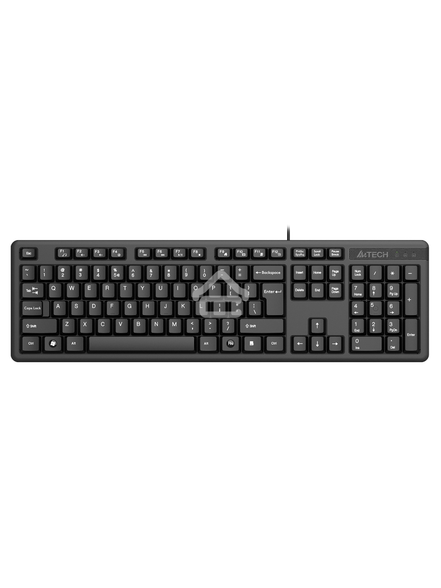 Клавиатура + мышь A4Tech KK-3330S клав:черный мышь:черный USB