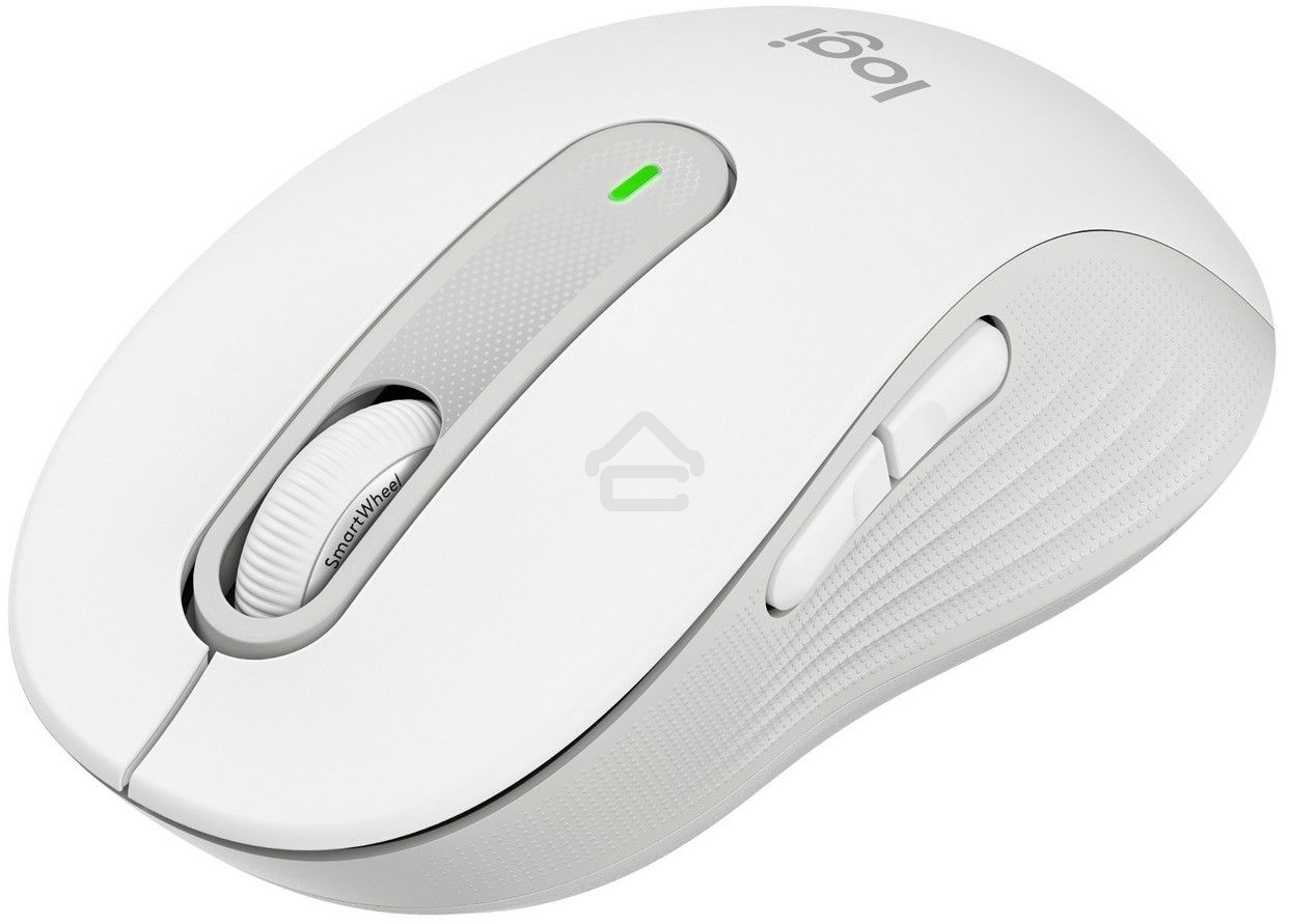 Мышь беспроводная Logitech Signature M650 белый, 4000 dpi, радиоканал, Bluetooth, USB, кнопки - 5