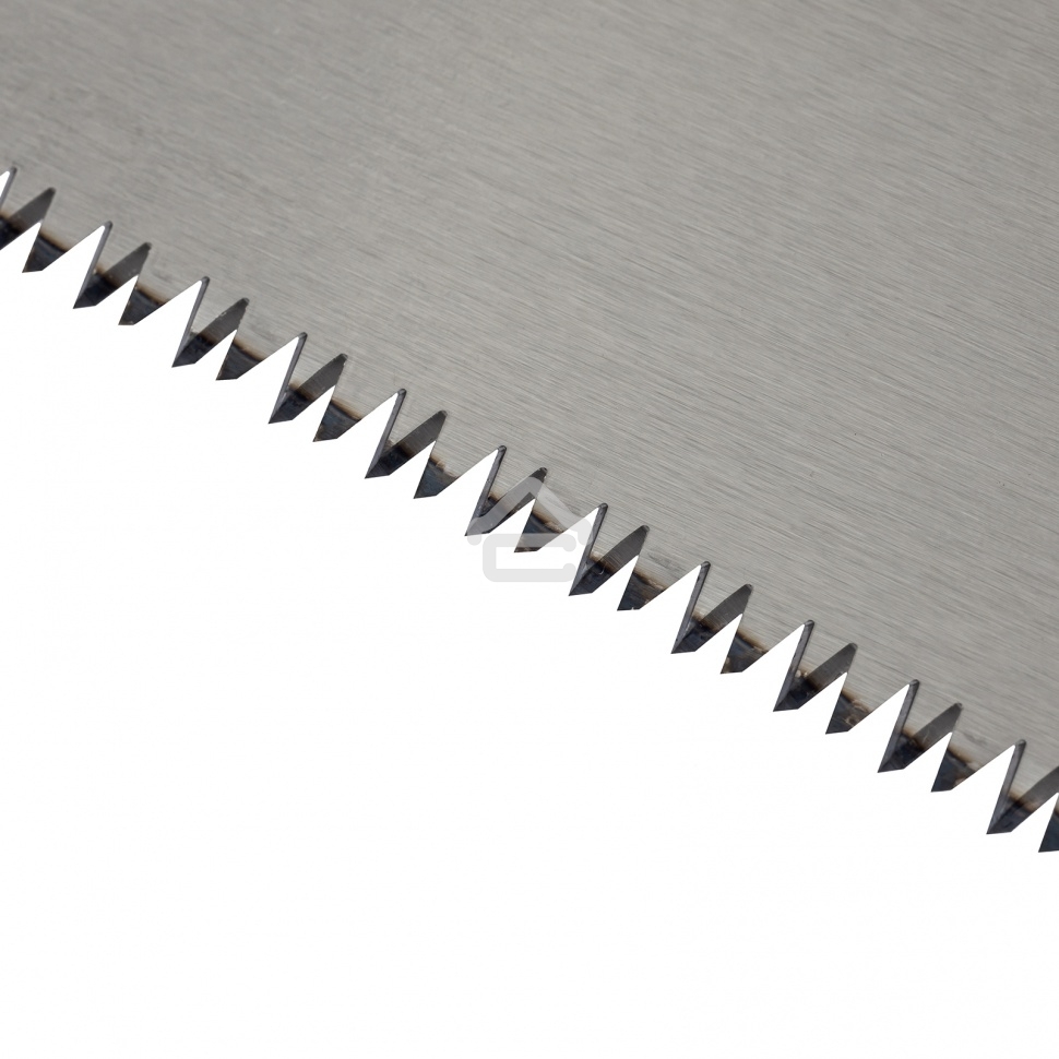 Ножовка по дереву Denzel 400 мм, 11 TPI, зуб 3D, двухкомпонентная рукоятка