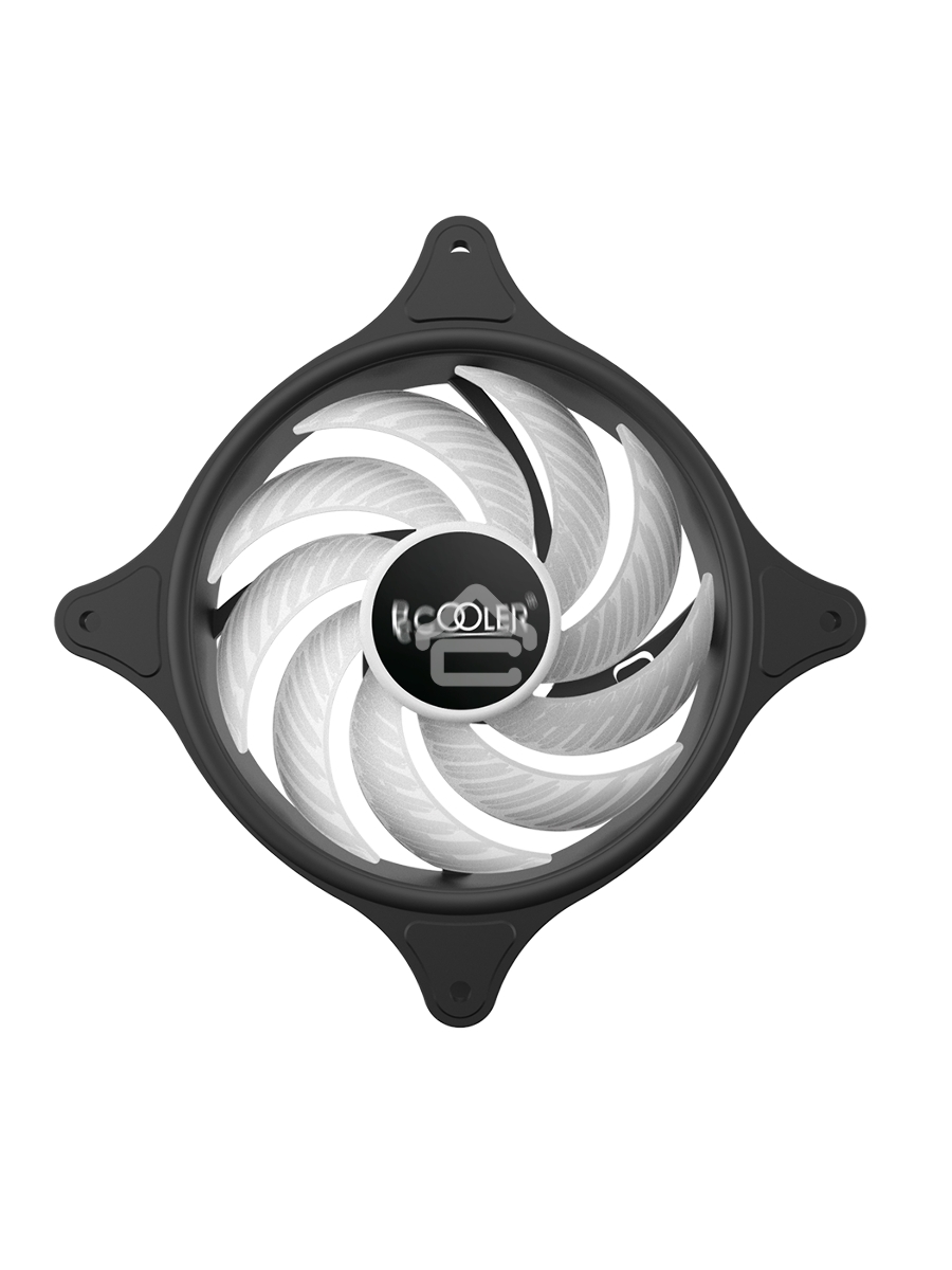 Вентилятор для корпуса PCCooler FX 120 ARGB черный, 120 мм, 2000 об/мин, 33.2 дБ, 4 pin