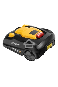 Робот-газонокосилка Grass Master 1000, ультразвуковой датчик, 3 Ач, LCD дисплей, Wi-Fi  Denzel