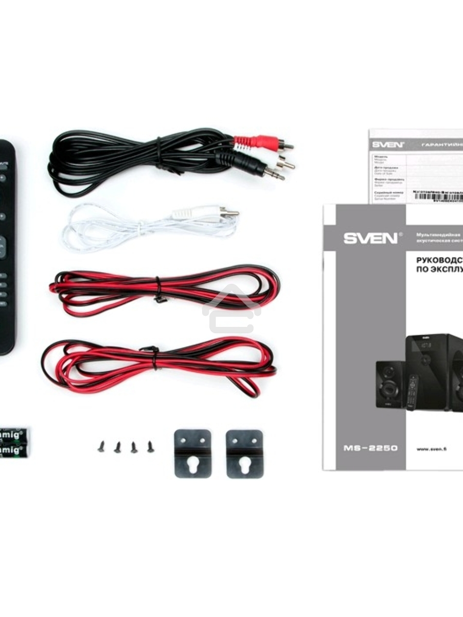 Акустическая система 2.1 SVEN MS-2250 / 80 Watt / ~230V 50Hz / Bluetooth / Black