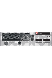 Клавиатура + мышь Defender C-915 RU  Black USB 45915 Беспроводной, полноразмерный