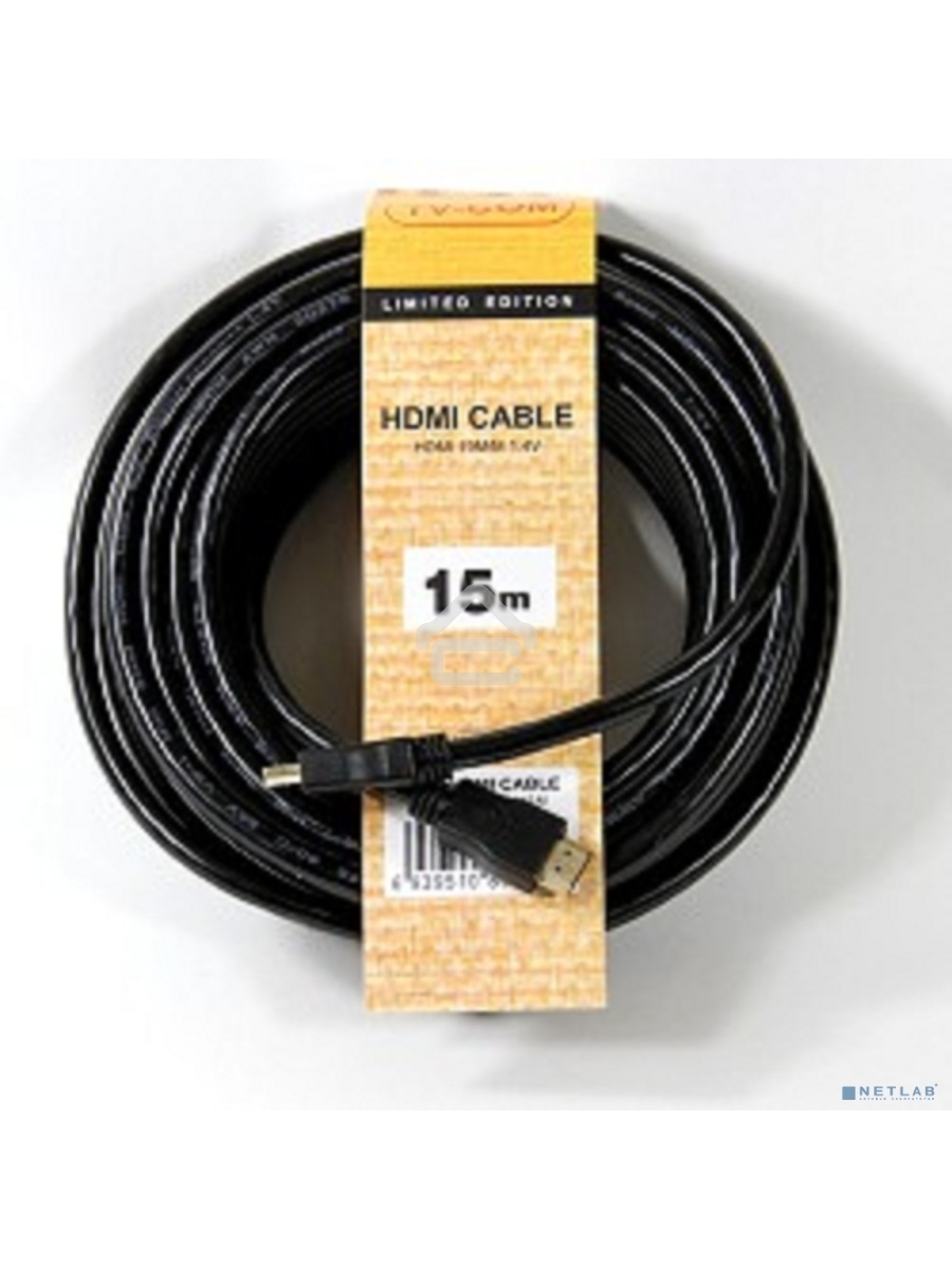 Кабель цифровой TV-COM HDMI19M to HDMI19M, V1.4+3D, 15m <CG150S-15M>
