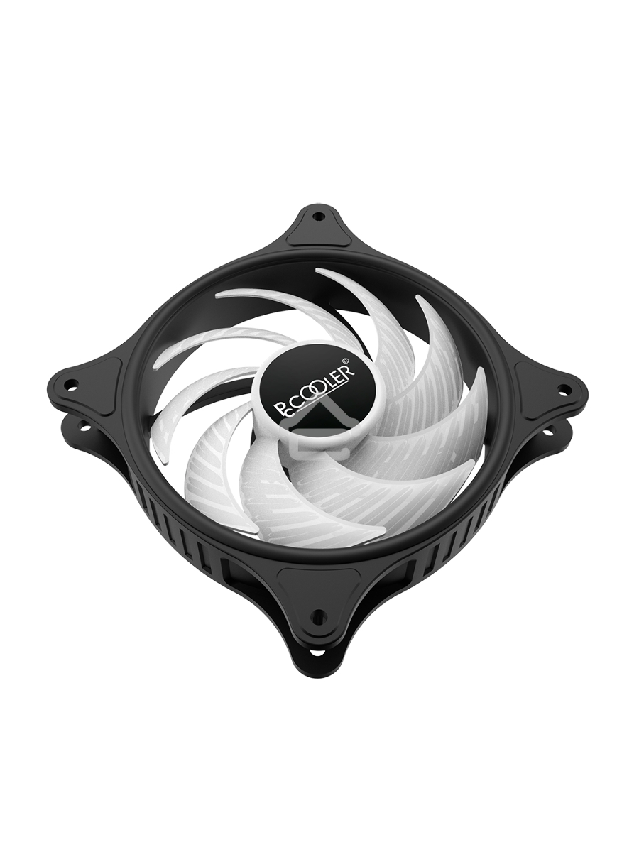 Вентилятор для корпуса PCCooler FX 120 ARGB черный, 120 мм, 2000 об/мин, 33.2 дБ, 4 pin