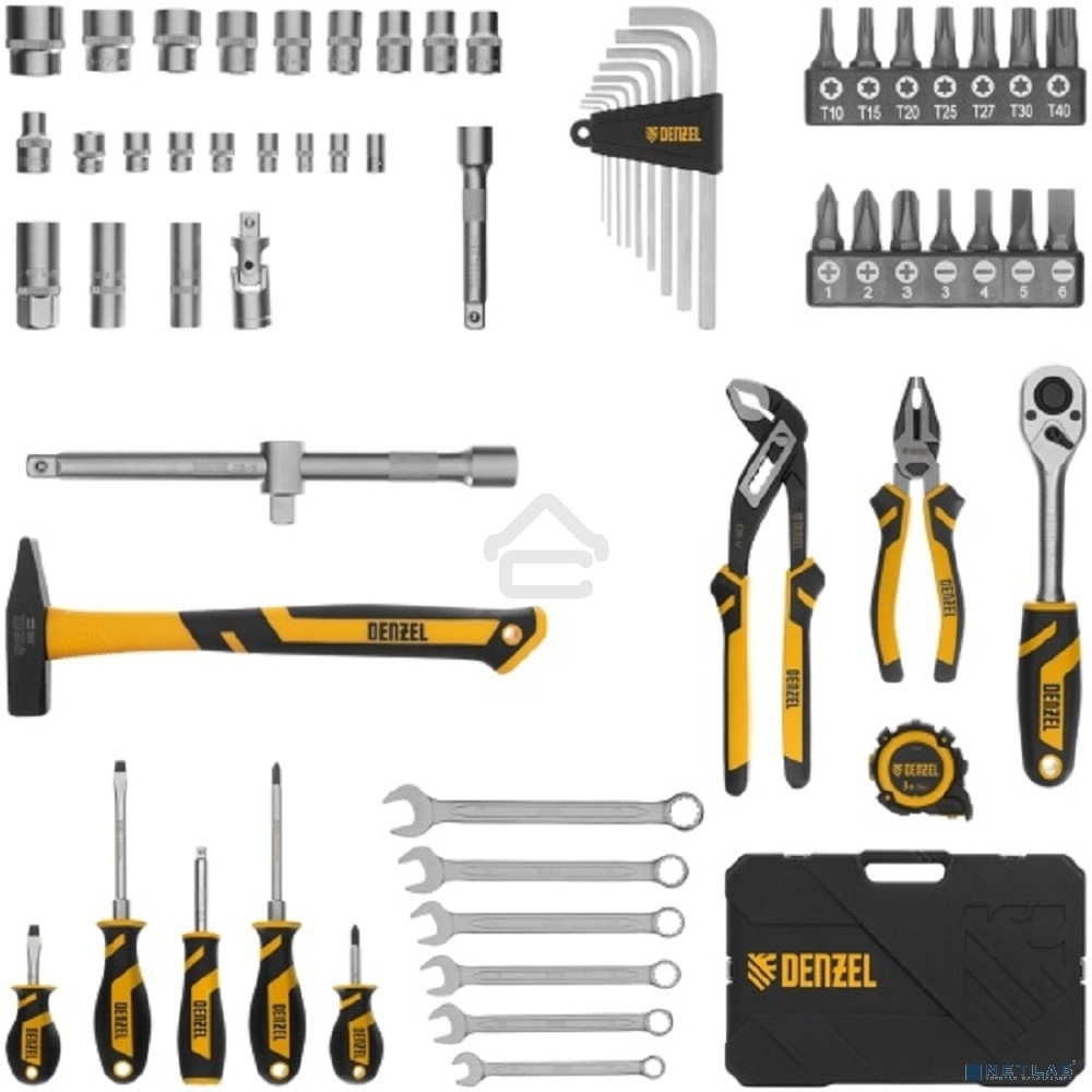Набор инструментов Denzel 1/2